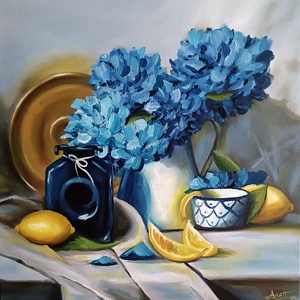  A nyár öröme, Művészet, Festmény, Olajfestmény, Festészet, MESKA