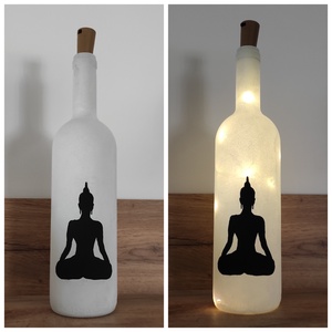 Buddha palacklámpás, hangulatlámpa, Otthon & Életmód, Lámpa, Hangulatlámpa, Újrahasznosított alapanyagból készült termékek, Mindenmás, MESKA