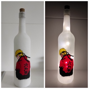 Itachi Uchiha / Naruto palack lámpás, hangulatlámpa - otthon & életmód - lámpa - hangulatlámpa - Meska.hu