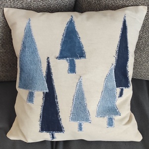 Karácsonyi párnahuzat - bármilyen más motívummal kérhető, Otthon & Életmód, Lakástextil, Párna & Párnahuzat, Varrás, Patchwork, foltvarrás, MESKA
