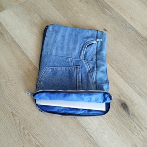 Laptop védő huzat farmerből - más méretben is - táska & tok - laptoptáska, laptop hátizsák - Meska.hu