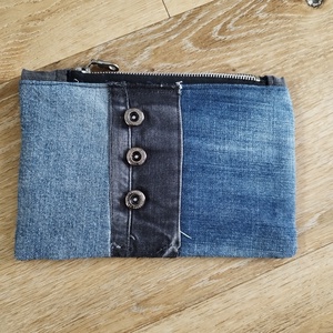 Patchwork neszeszer, tolltartó újrahasznosított anyagokból - táska & tok - neszesszer - Meska.hu