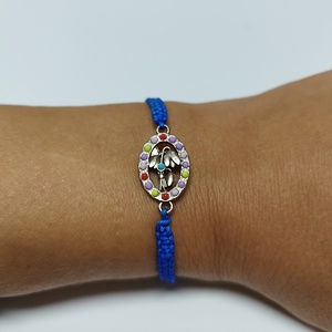 Hóvirág karkötő díszcsomagolásban, Ékszer, Karkötő, Fonott karkötő, Csomózás, MESKA