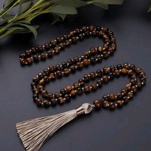 108 szemes tigrisszem mala, díszdobozban  - otthon & életmód - vallás - lánc & füzér - Meska.hu