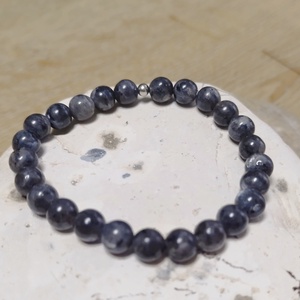 FÉNYHOZÓ Labradorit férfi karkötő - ékszer - karkötő - ásványkarkötő - Meska.hu