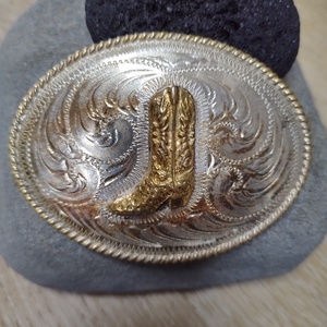 Western - mexikói stílusú vintage övcsat - Meska.hu