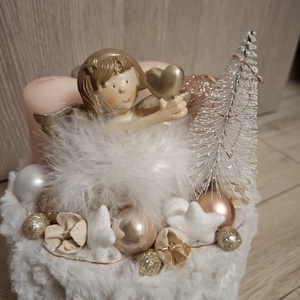 Adventi asztaldísz - otthon & életmód - dekoráció - asztal és polc dekoráció - asztaldísz - Meska.hu