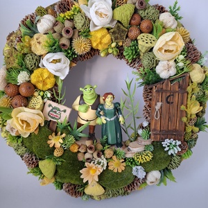 Nyári kopogtató Shrekkel - otthon & életmód - dekoráció - ajtó- és ablak dekoráció - ajtódísz & kopogtató - Meska.hu Nyári kopogtató Shrekkel - otthon & életmód - dekoráció - ajtó- és ablak dekoráció - ajtódísz & kopogtató - Meska.hu