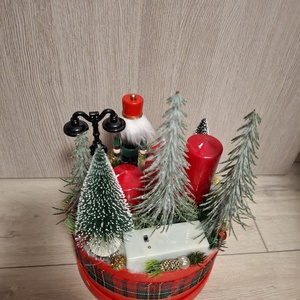 Adventi box diótörös - karácsony - adventi díszek - adventi asztaldísz - Meska.hu