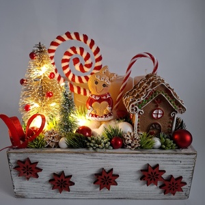 Adventi asztaldísz mézis - karácsony - adventi díszek - adventi asztaldísz - Meska.hu