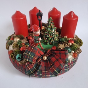 Adventi koszorú Elf manós - Meska.hu