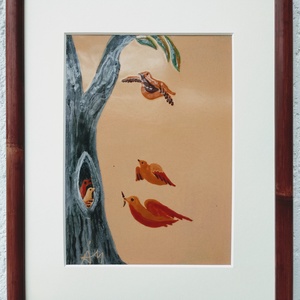 Arc- tűzzománc kép - művészet - festmény - tűzzománc - Meska.hu