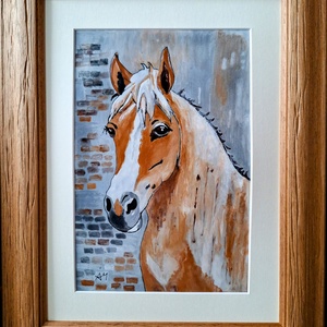 Csikó , Művészet, Festmény, Tűzzománc, Tűzzománc, MESKA