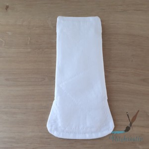 Fehér tisztasági mosható betét 18cm - szépségápolás - intim higiénia - tisztasági betét - Meska.hu