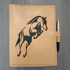 Lovas sziluett noteszborító, Otthon & Életmód, Papír, írószer, Könyv- és füzetborító, , MESKA