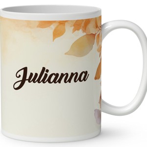 Névvel kérhető - Őszi manó lány és az alma mintás bögre - otthon & életmód - konyhafelszerelés, tálalás - tálalás - bögre & csésze - Meska.hu