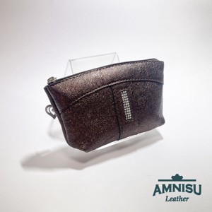 Sötétbarna egy cipzáras egyenes swarovski köves kulcstartó E9001, Táska & Tok, Kulcstartó & Táskadísz, Kulcstartó, , MESKA