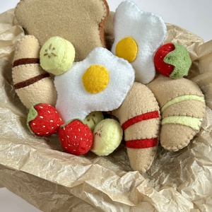 Gyapjú filc reggeli szett 1 - Meska.hu