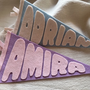 Saját névvel ellátott zászlók, névtábla - Meska.hu