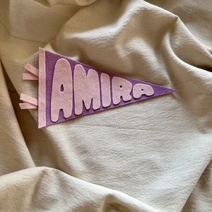 Saját névvel ellátott zászlók, névtábla - baba - mama - babaszoba dekoráció - babanév dekoráció - Meska.hu