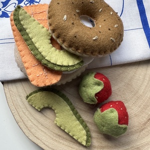 Bagel Szett, Játék & Sport, Gyerekkonyha, Játék ételek, Varrás, MESKA