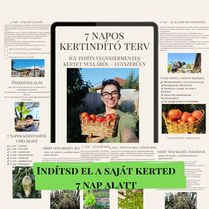 7 napos kertindító terv � Vegyszermentes kert kezdőknek, lépésről lépésre útmutató (PDF) - művészet - grafika & illusztráció - digitális - Meska.hu