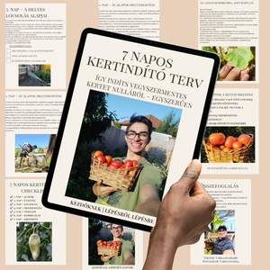 7 napos kertindító terv � Vegyszermentes kert kezdőknek, lépésről lépésre útmutató (PDF) - művészet - grafika & illusztráció - digitális - Meska.hu