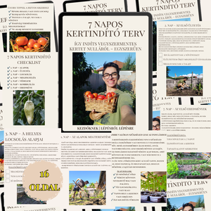 7 napos kertindító terv � Vegyszermentes kert kezdőknek, lépésről lépésre útmutató (PDF) - művészet - grafika & illusztráció - digitális - Meska.hu