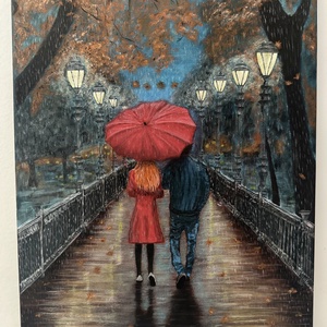 Őszi festmény, Művészet, Festmény, Akril, Festészet, MESKA