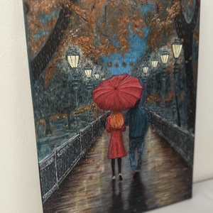 Őszi festmény - művészet - festmény - akril - Meska.hu