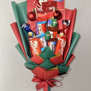 Téli édességcsokor - élelmiszer - édesség - kézműves csokoládé - Meska.hu