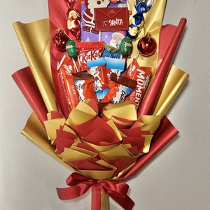 Téli édességcsokor - élelmiszer - édesség - kézműves csokoládé - Meska.hu