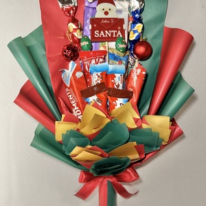 Téli édességcsokor - élelmiszer - édesség - kézműves csokoládé - Meska.hu