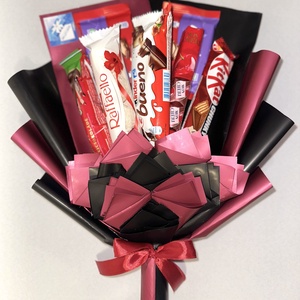 Lányos édességcsokor - élelmiszer - édesség - kézműves csokoládé - Meska.hu