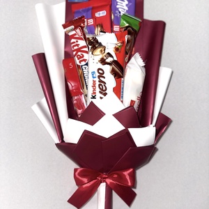 Lányos édességcsokor - élelmiszer - édesség - kézműves csokoládé - Meska.hu