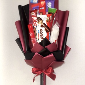 Lányos édességcsokor - élelmiszer - édesség - kézműves csokoládé - Meska.hu