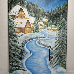 Téli festmény - Meska.hu