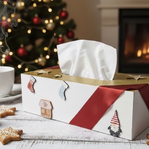 Zsebkendőtartó (tél) - Meska.hu