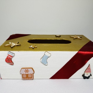 Zsebkendőtartó (tél) - otthon & életmód - dekoráció - asztal és polc dekoráció - asztaldísz - Meska.hu