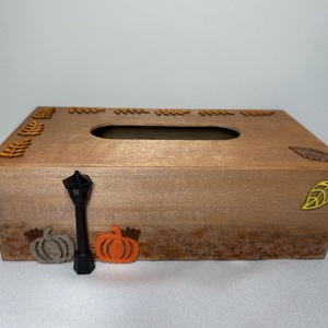 Zsebkendőtartó (ősz) - otthon & életmód - tárolás & rendszerezés - zsebkendőtartó - Meska.hu