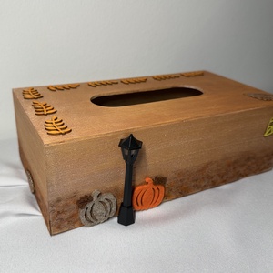 Zsebkendőtartó (ősz) - otthon & életmód - tárolás & rendszerezés - zsebkendőtartó - Meska.hu