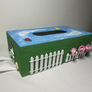 Zsebkendőtartó (tavasz) - diy (csináld magad) - egységcsomag - Meska.hu