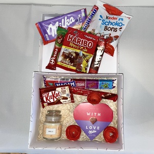 Lányos édességbox - élelmiszer - gourmet ajándékcsomag - Meska.hu