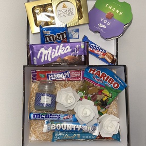 Fiús édességbox - élelmiszer - édesség - kézműves csokoládé - Meska.hu