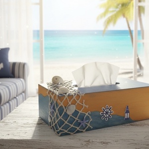 Zsebkendőtartó (nyár), Otthon & Életmód, Tárolás & Rendszerezés, Zsebkendőtartó, Festett tárgyak, Mindenmás, MESKA