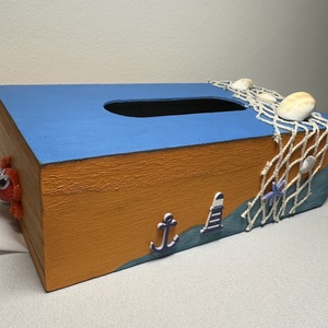 Zsebkendőtartó (nyár) - otthon & életmód - tárolás & rendszerezés - zsebkendőtartó - Meska.hu