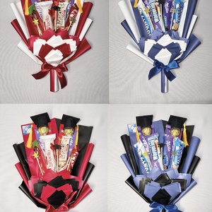 Ballagási édességcsokor - otthon & életmód - virágdekoráció - virágok - virágcsokor - Meska.hu