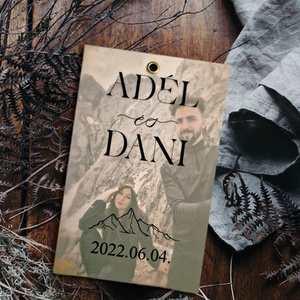 Pauszpapíros, Fényképes Esküvői meghívó - esküvő - meghívó & kártya - menü - Meska.hu