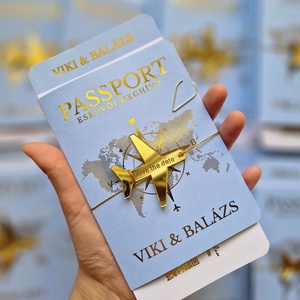 Passport, Útlevél esküvői meghívó - esküvő - meghívó & kártya - esküvői boríték - Meska.hu