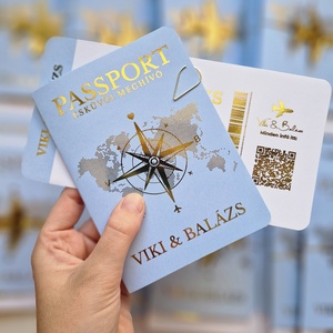 Passport, Útlevél esküvői meghívó - esküvő - meghívó & kártya - esküvői boríték - Meska.hu
